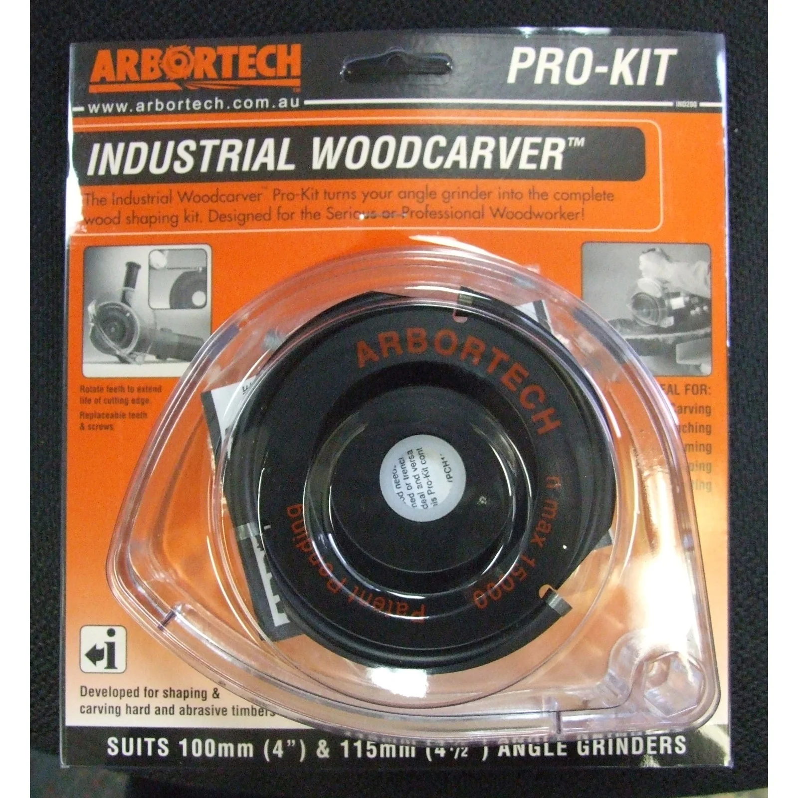 Arbortech Industrial Woodcarver Blade Set Carbide Power Carving Attachment - Image 5