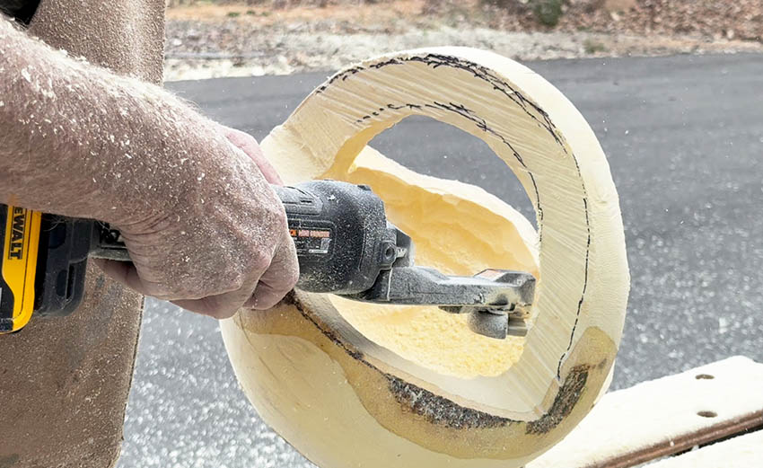 Arbortech Cordless Mini Grinder with DeWalt Battery Kit - Image 2