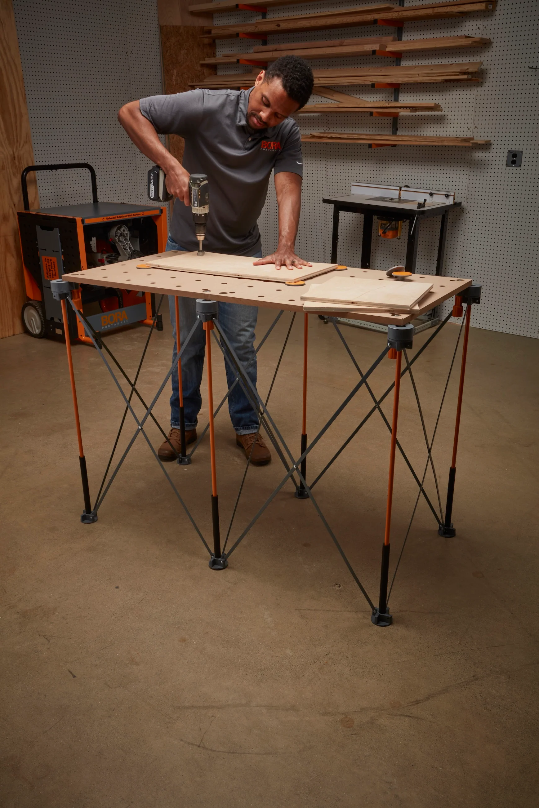 BORA Centipede Work Stand 600 x 1200mm with Carry Bag - Image 8