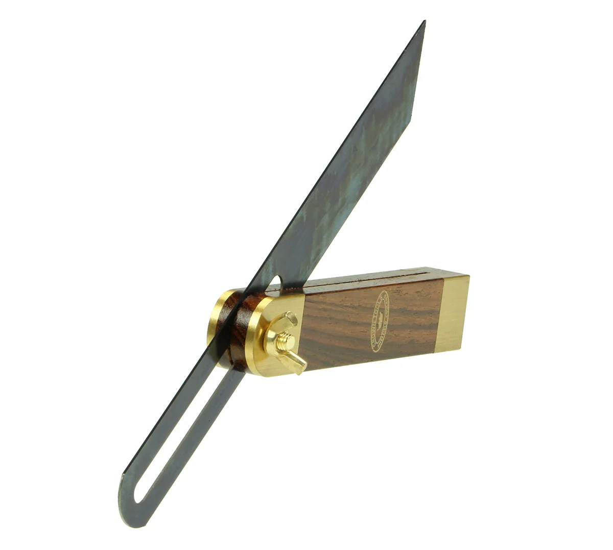 Crown Sliding Bevel 230mm Blade 145mm Rosewood & Brass Handle - Image 3