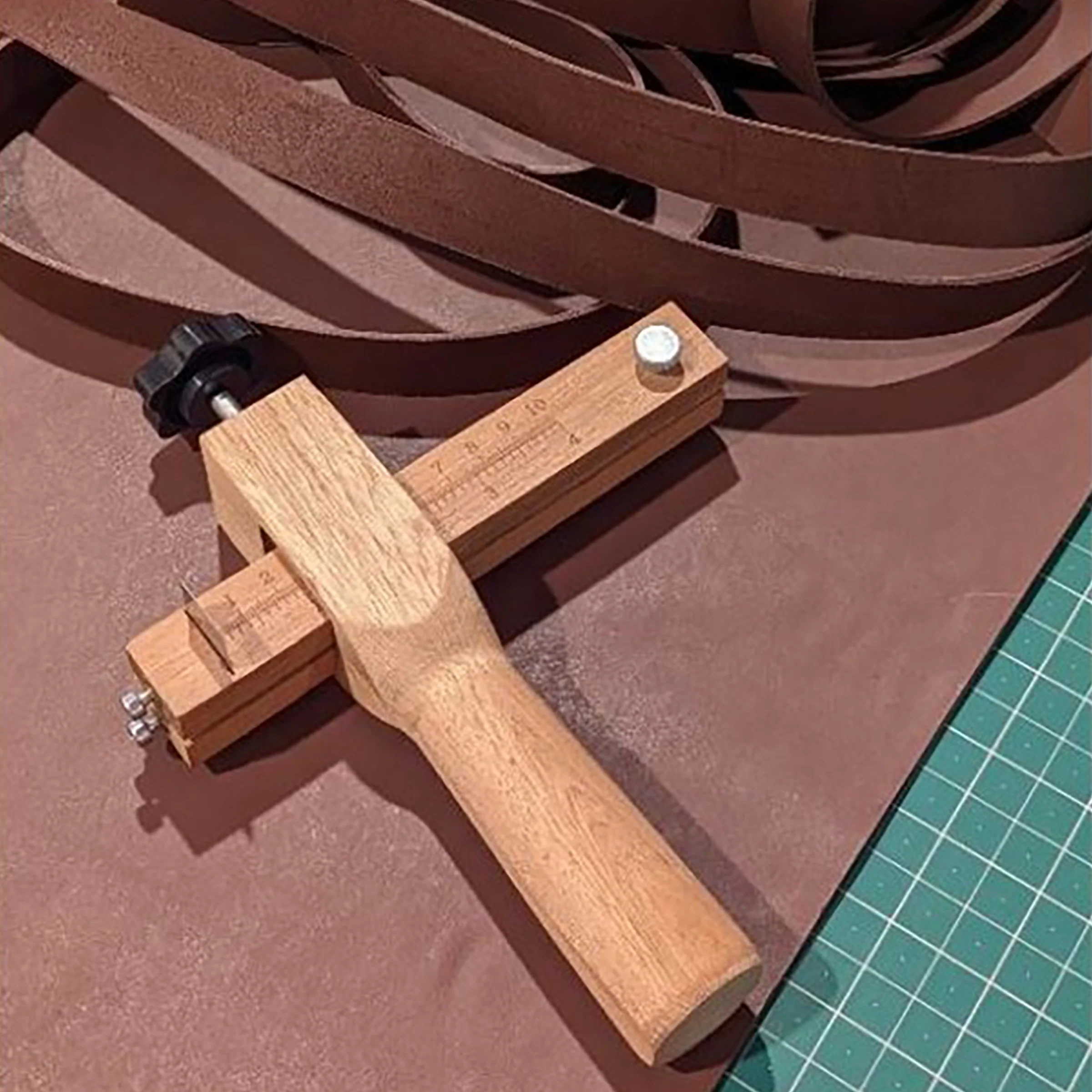 En Mina 12 Pocket Suede Chisel Roll - Image 9