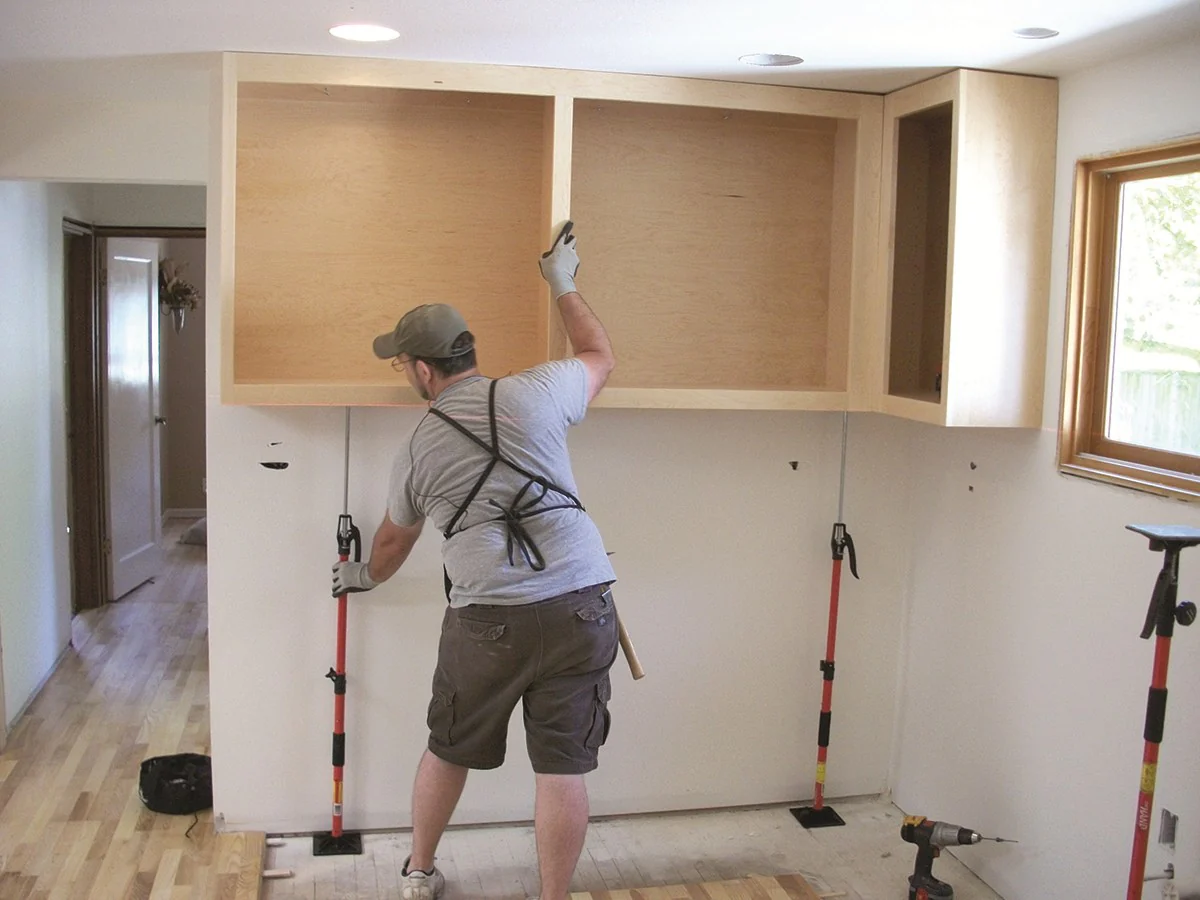 FastCap 3rd Hand Upper Hand Cabinet Installation Adjustable Support Poles Twin Pack - Image 3