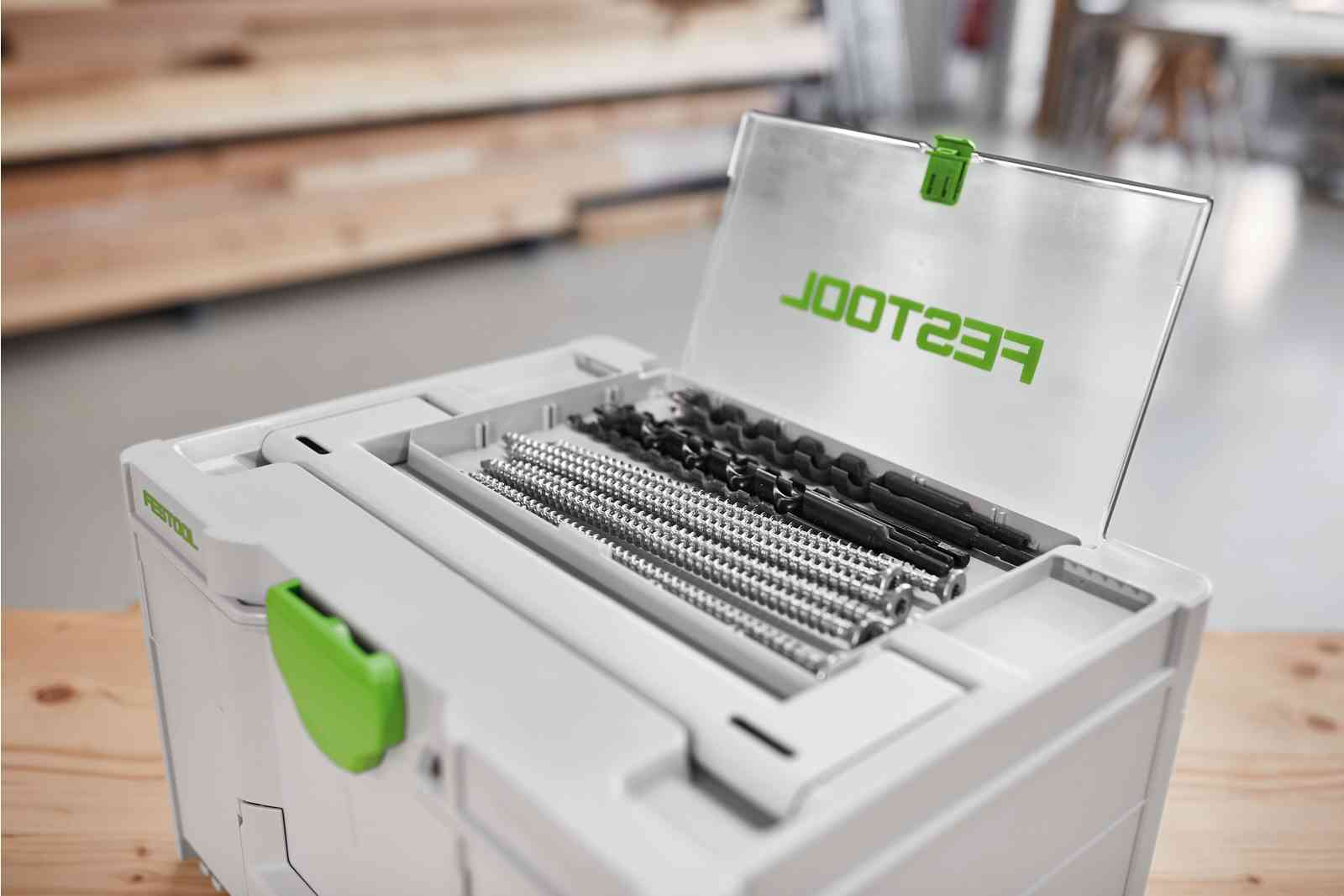 Festool Systainer3 SYS 2 Medium 187mm x 396mm with Storage Lid - Image 5