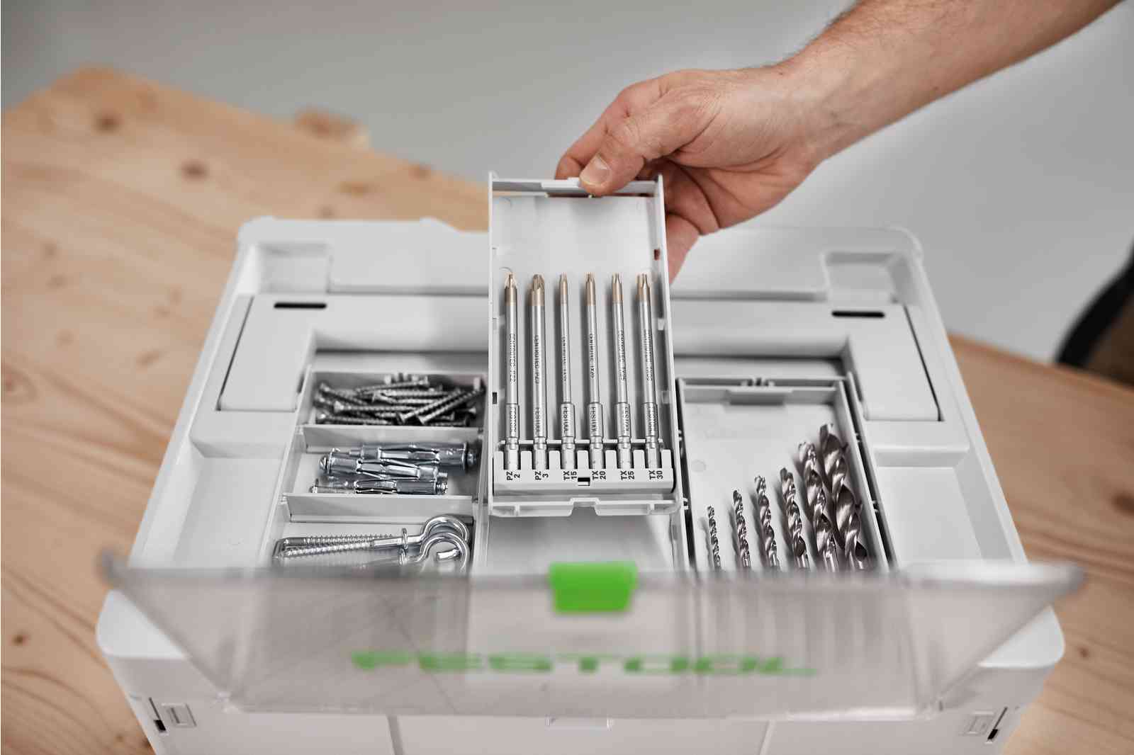 Festool Systainer3 SYS 3 Medium 237mm x 396mm with Storage Lid - Image 3