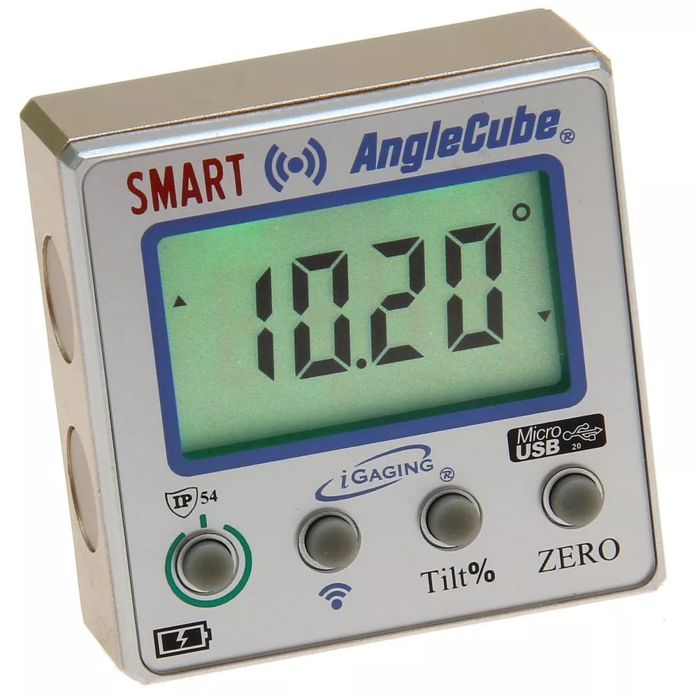 iGaging AngleCube Wireless Digital Bevel Gauge Protractor Level - Image 3