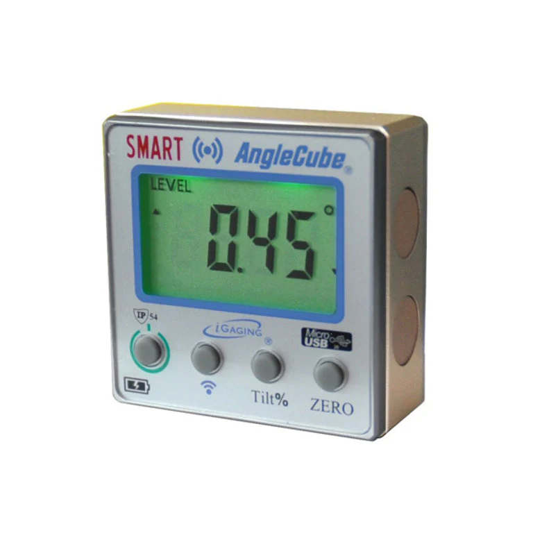 iGaging AngleCube Wireless Digital Bevel Gauge Protractor Level - Image 5