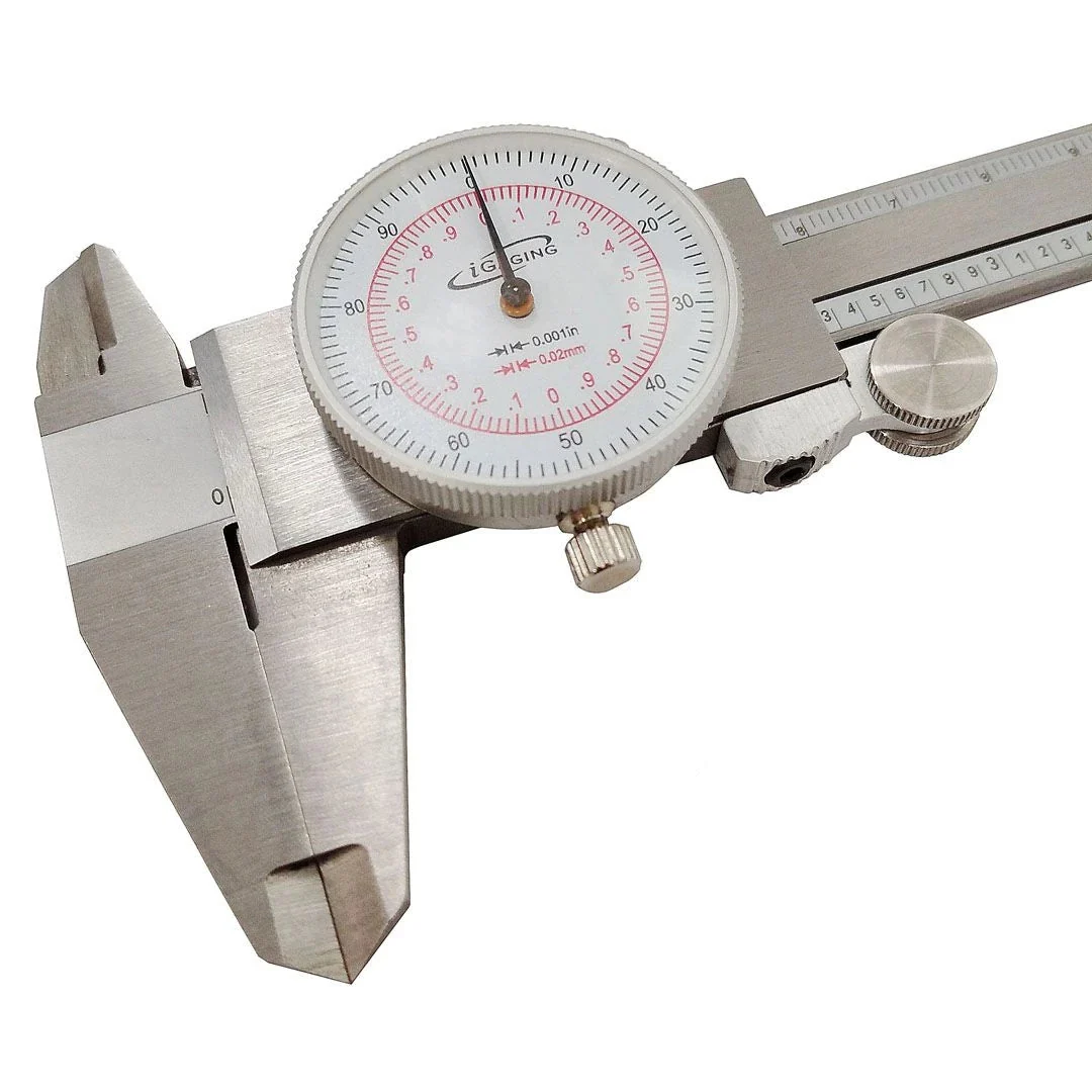 iGaging Dial Calipers 150mm Length Metric & Imperial with Case - Image 6