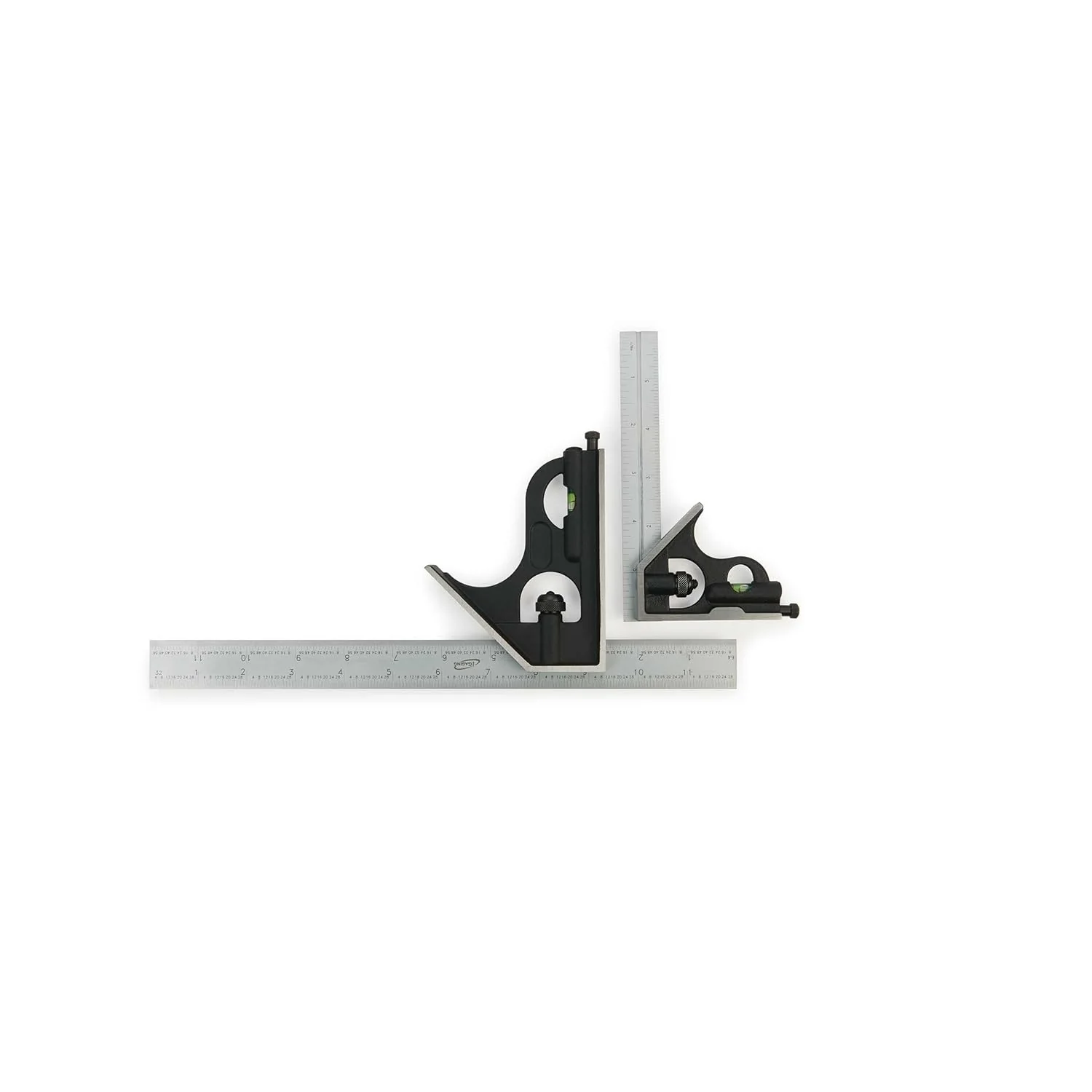iGaging Set of 2 Combination Squares 150mm & 300mm Metric/Imperial with Storage Case - Image 4