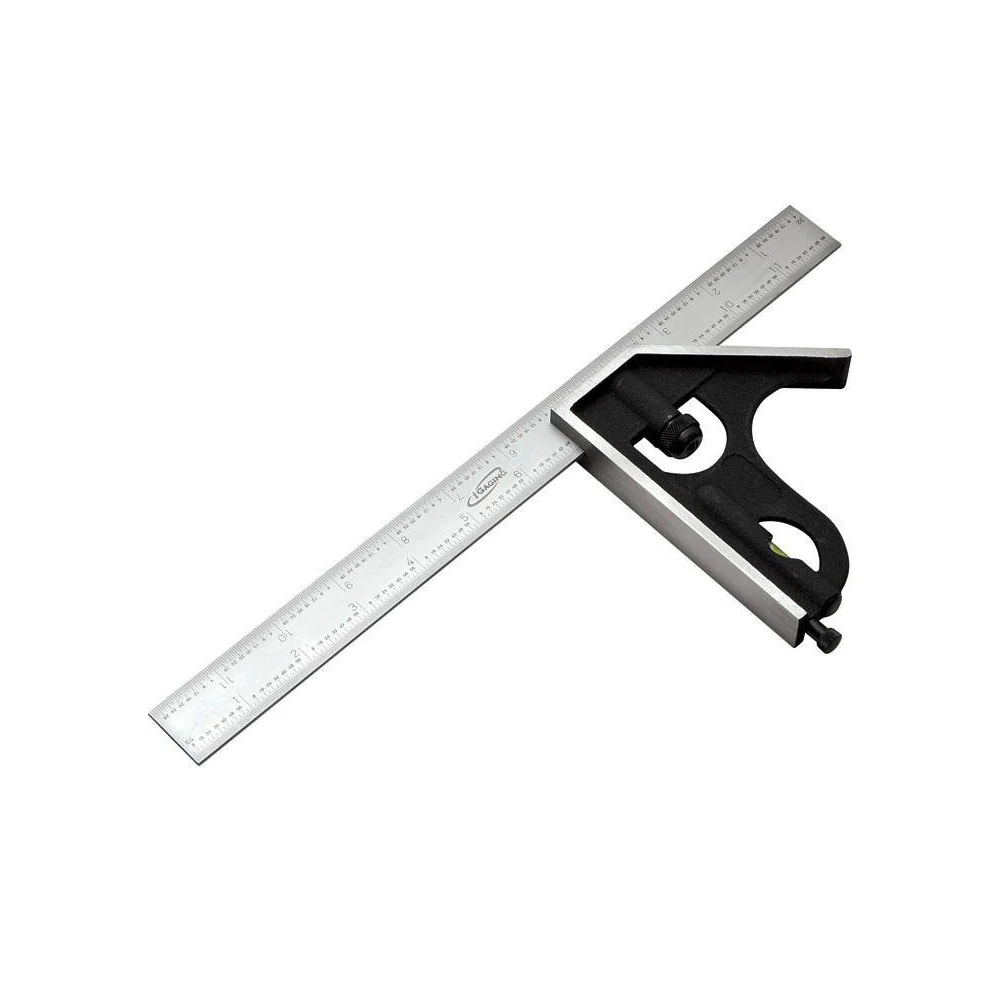 iGaging Set of 2 Combination Squares 150mm & 300mm Metric/Imperial with Storage Case - Image 5
