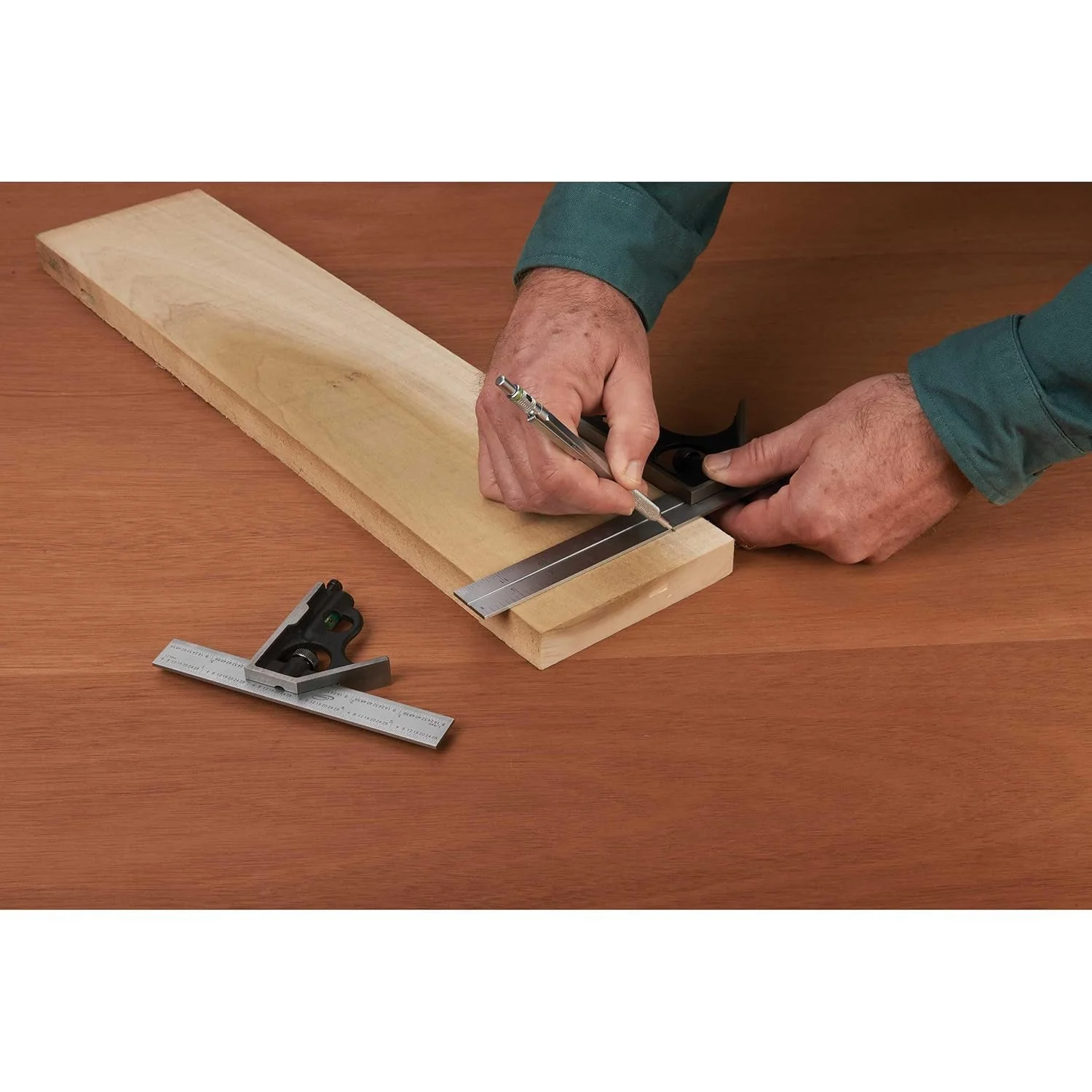 iGaging Set of 2 Combination Squares 150mm & 300mm Metric/Imperial with Storage Case - Image 9