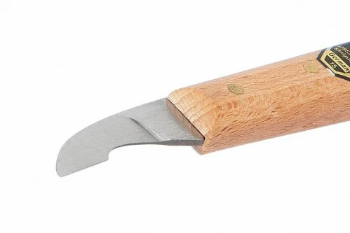 Kirschen Two Cherries #3351 Chip Carving Knife with Short Skew Edge for Woodcarving - Image 3