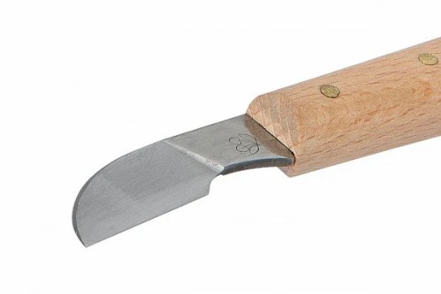 Kirschen Two Cherries #3352 Chip Carving Knife 28.5mm with Long Skew Edge for Woodcarving - Image 3