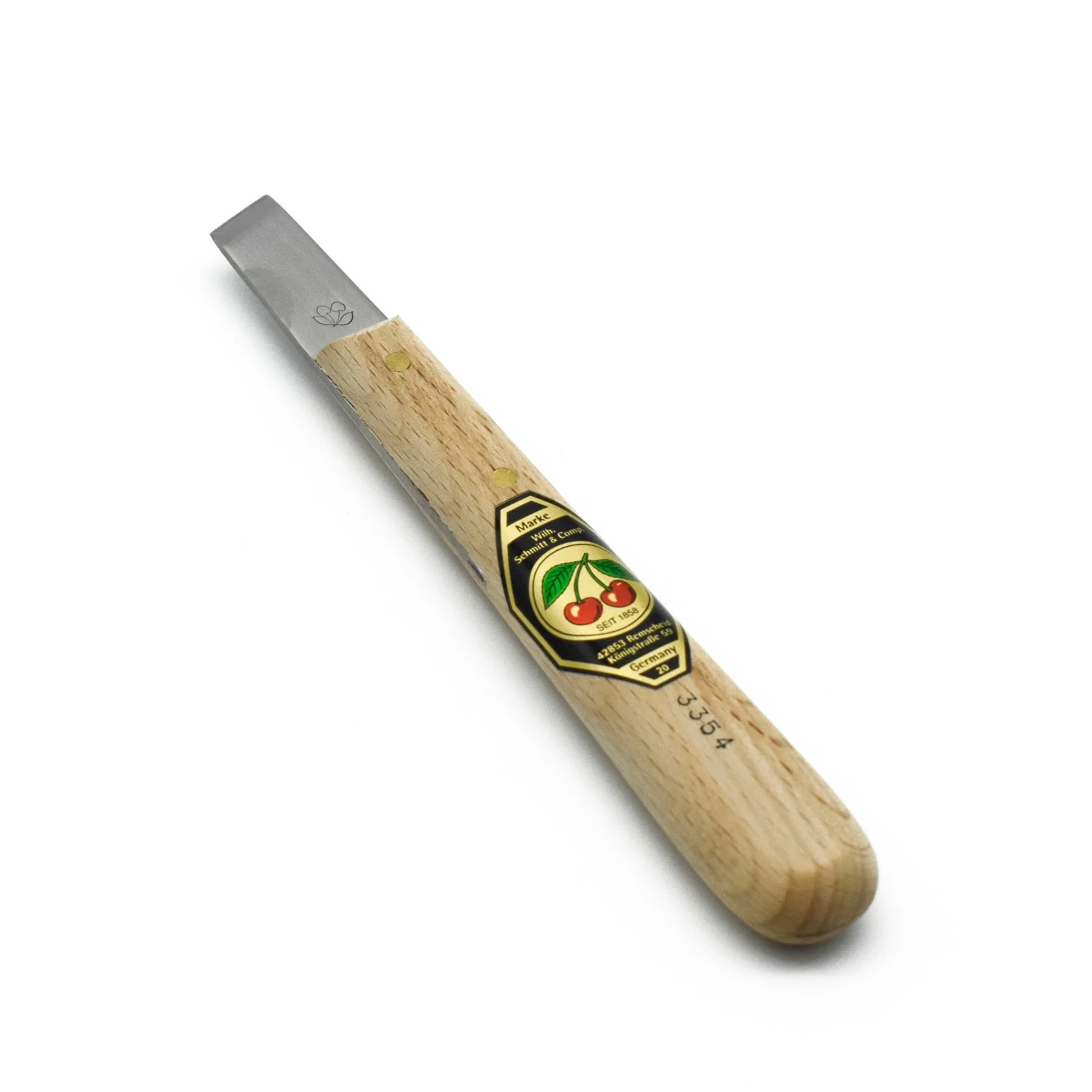 Kirschen Two Cherries Set of 3 Chip Carving Knives with Skew Edge for Woodcarving - Image 3