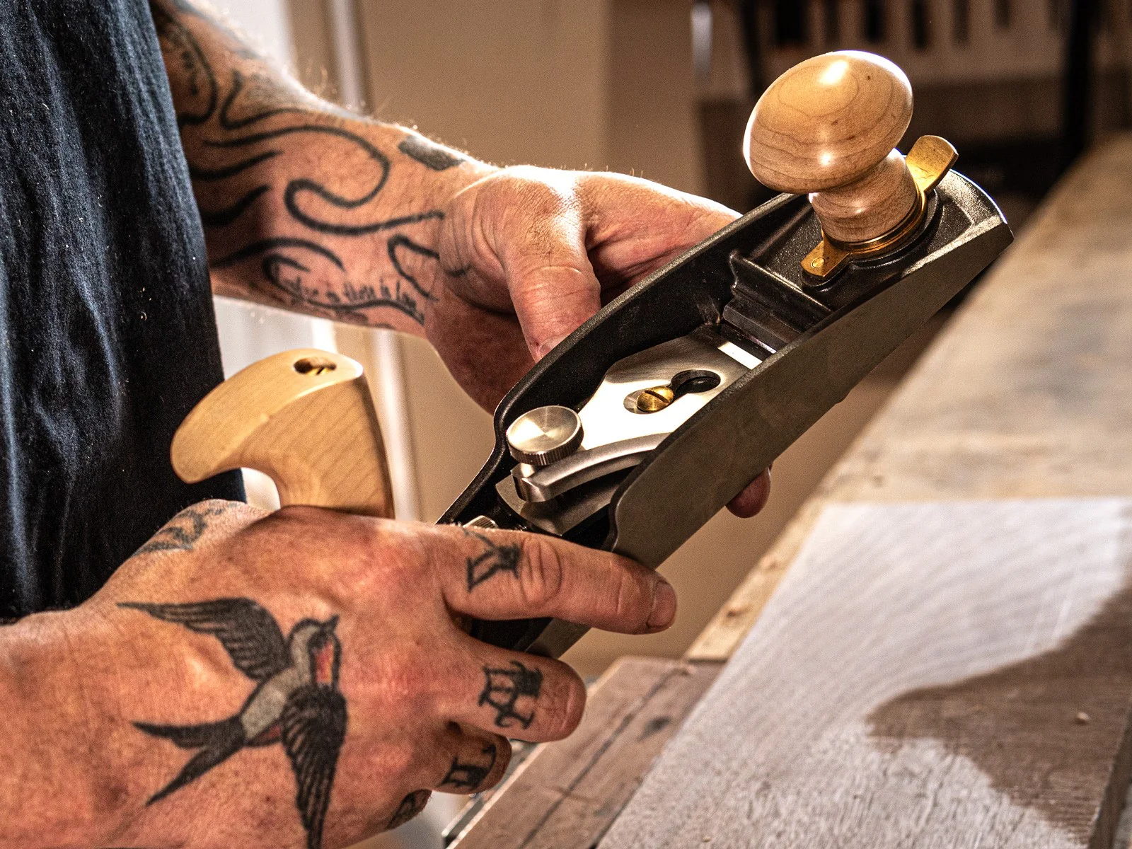 Melbourne Tool Company Low Angle Block, Jack, Smoothing & Jointing Hand Plane Set - Image 4