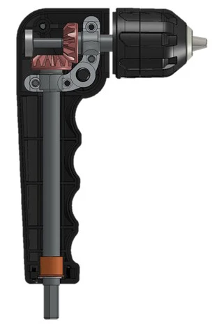 Milescraft Drill 90 Plus Right-Angle Drill Attachment with 3/8in Keyless Chuck - Image 5