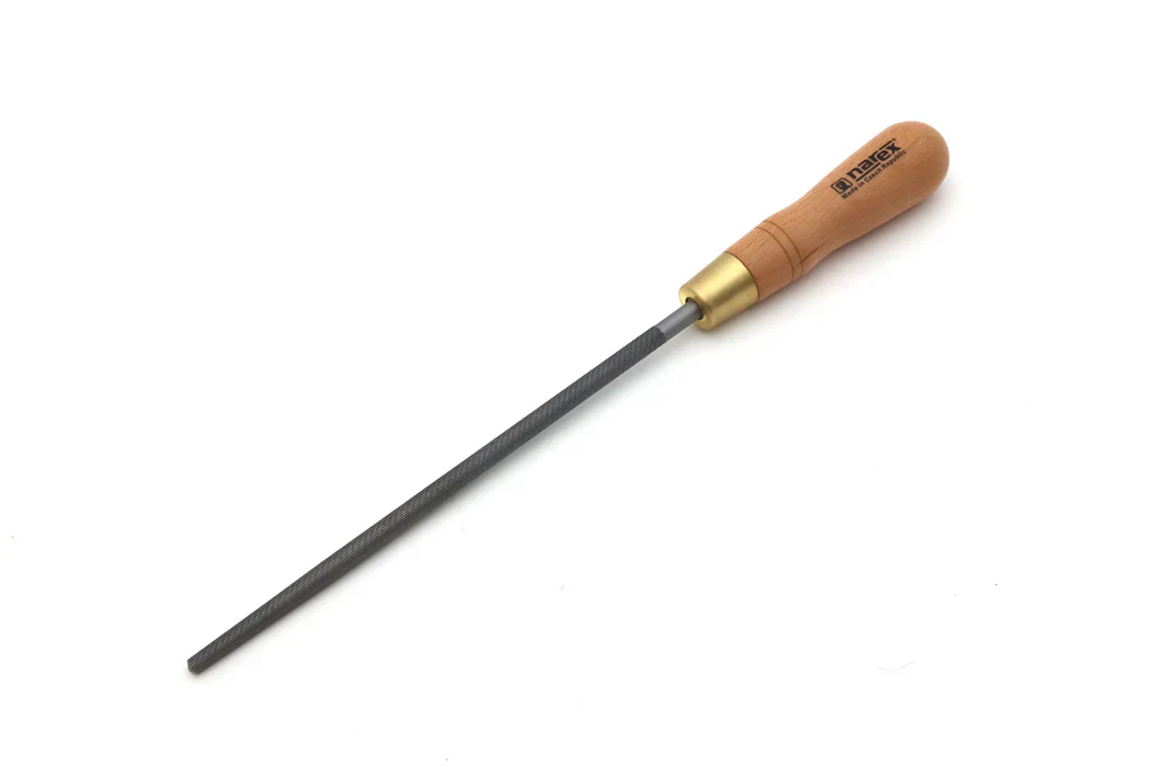 Narex Round Engineers File 250 x 10mm Double-Cut Timber Handle