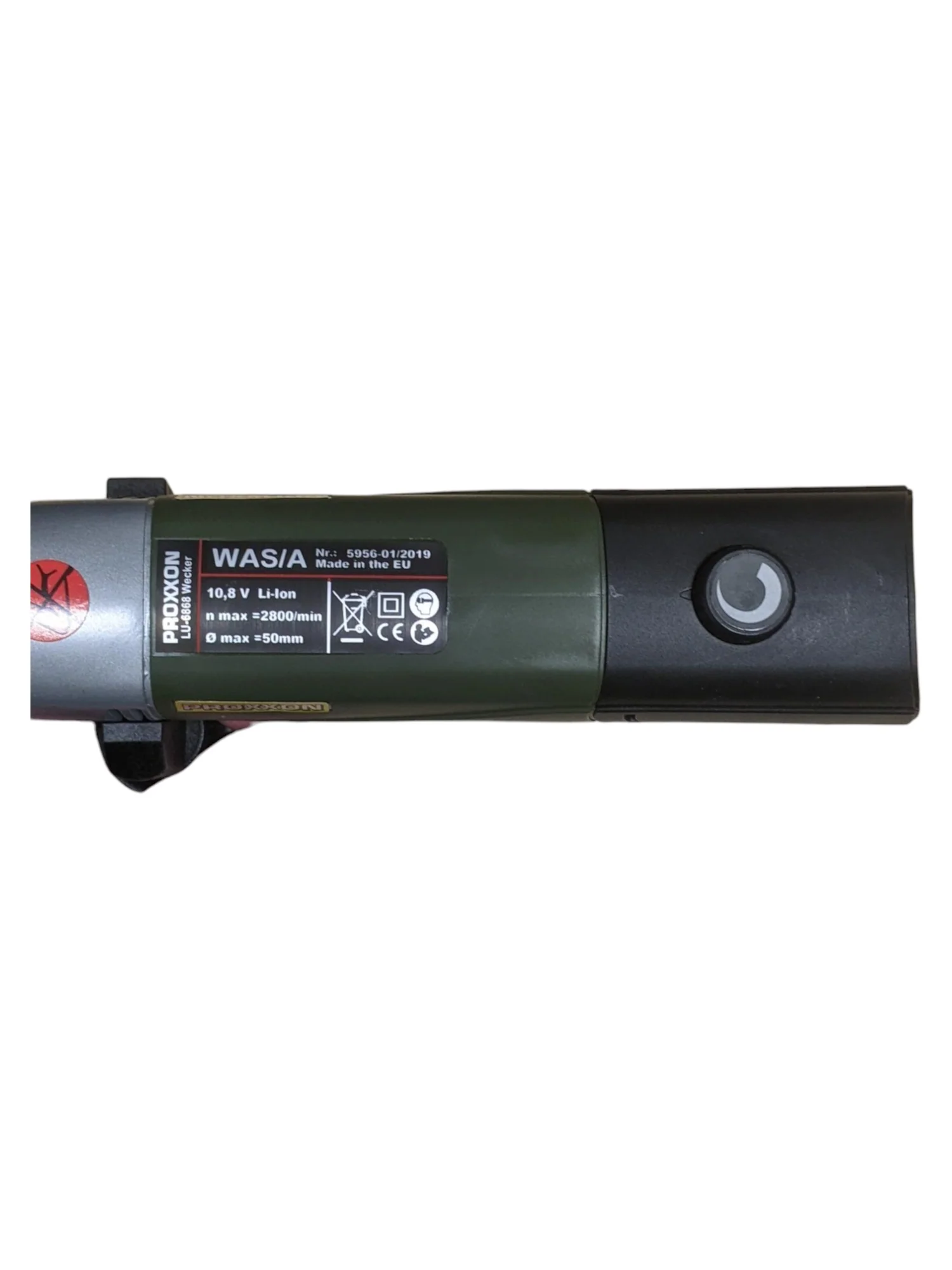 PROXXON MICROMOT WAS/A Cylinder Sander Kit Battery Powered Variable Speed - Image 2