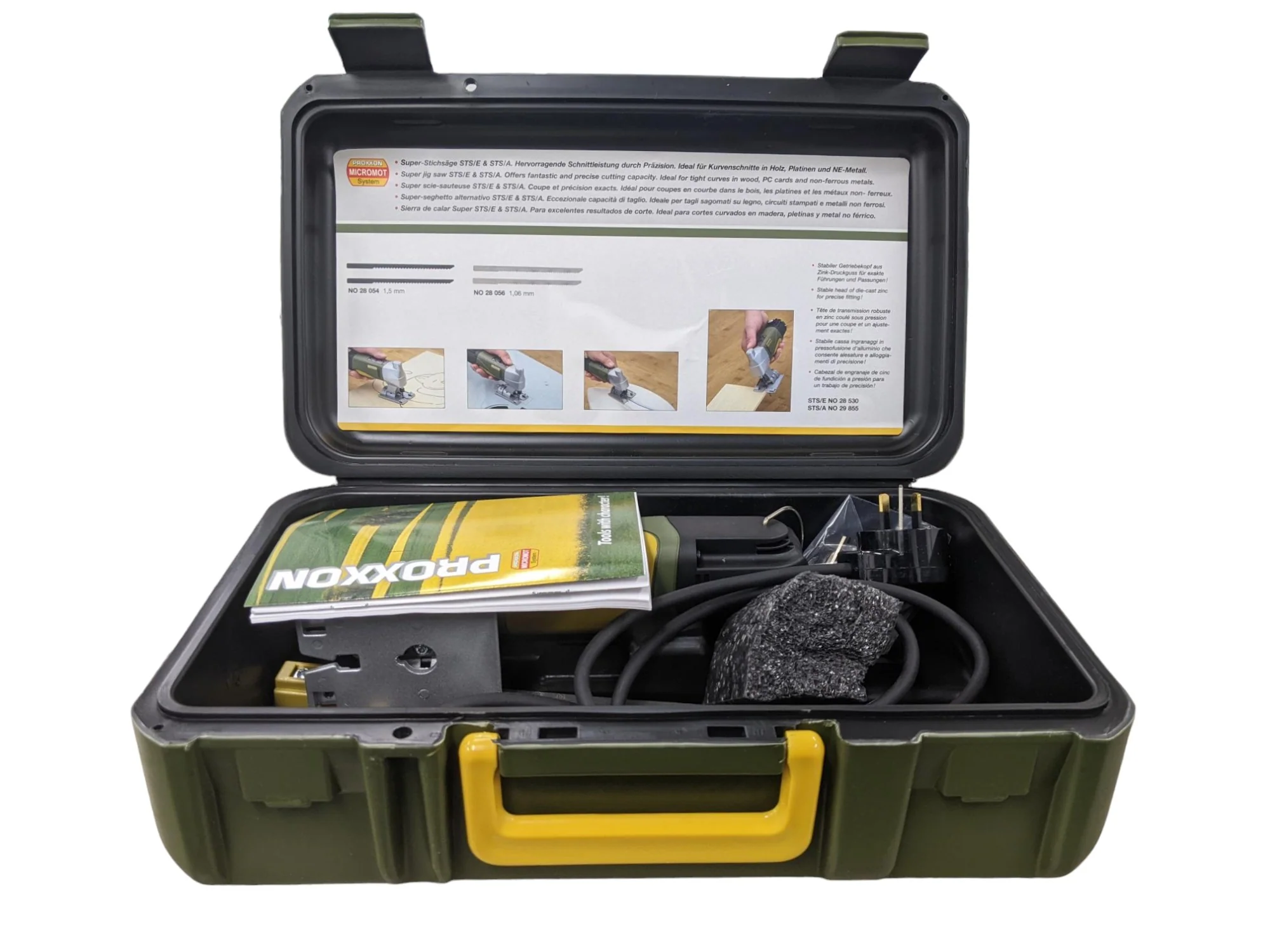 PROXXON STS/E Super Jig Saw Kit 80W Corded Variable Speed Plus Blades - Image 5