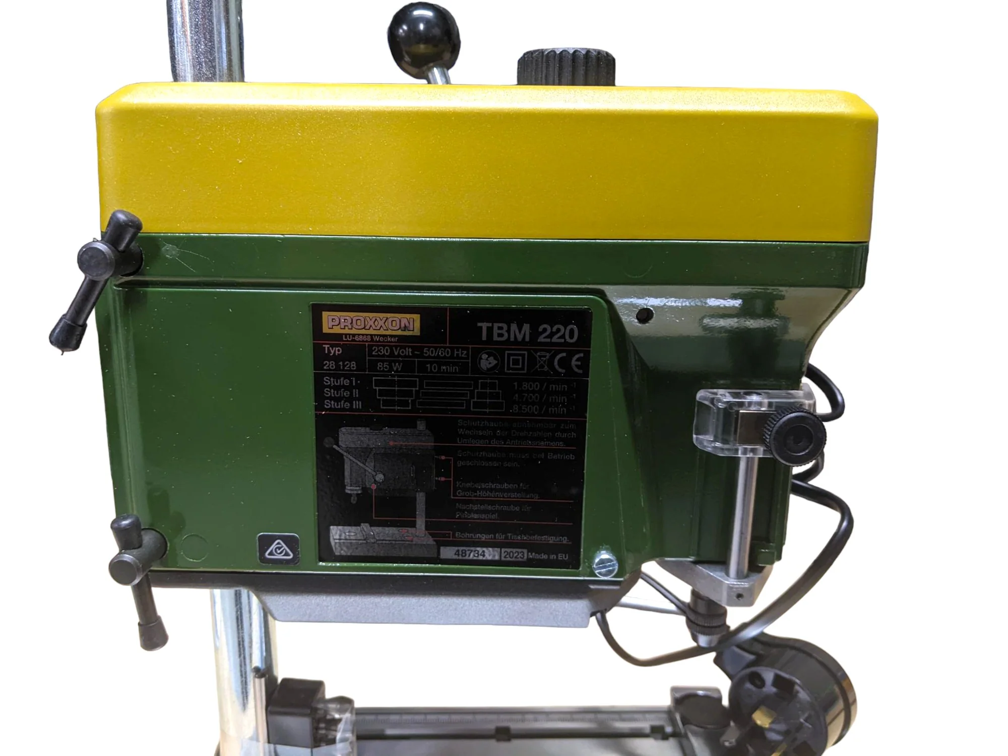 PROXXON TBM-220 Benchtop Drill Press 85W - Image 3