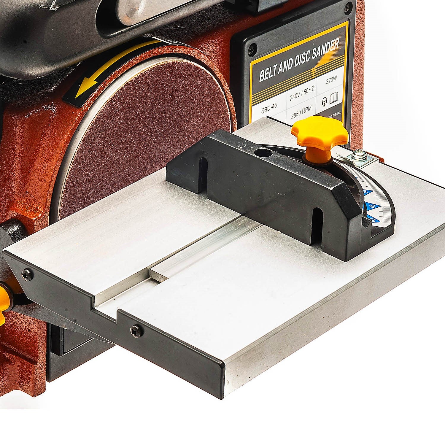 Sherwood 4 x 6in Benchtop Belt and Disc Sander 375W - Image 11