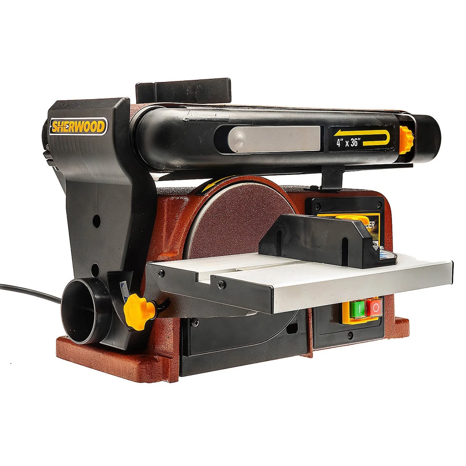 Sherwood 4 x 6in Benchtop Belt and Disc Sander 375W - Image 12