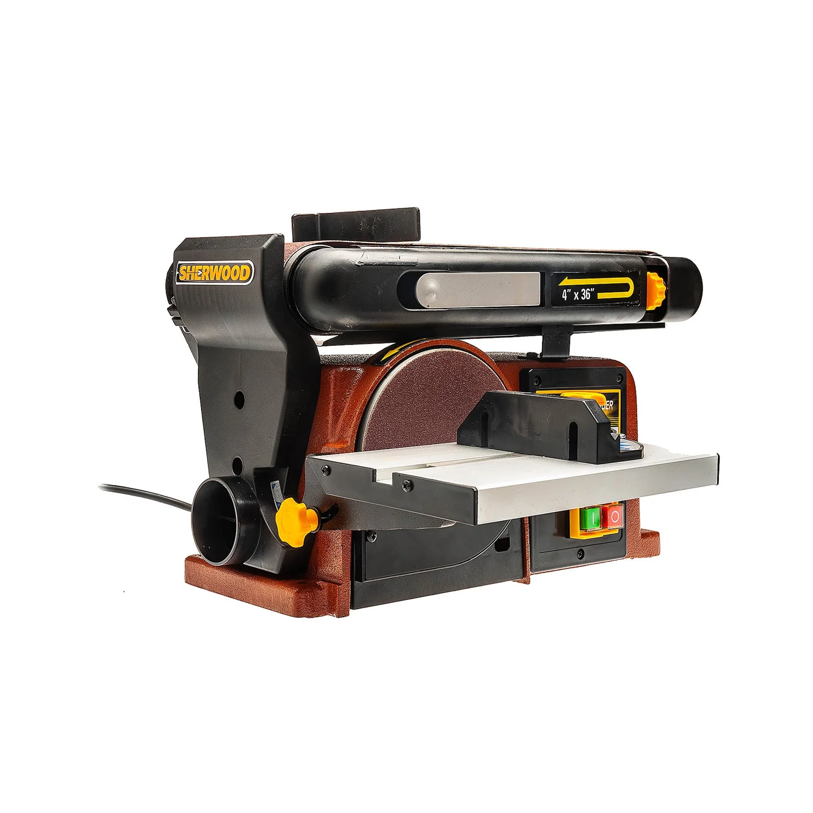 Sherwood 4 x 6in Benchtop Belt and Disc Sander 375W - Image 3