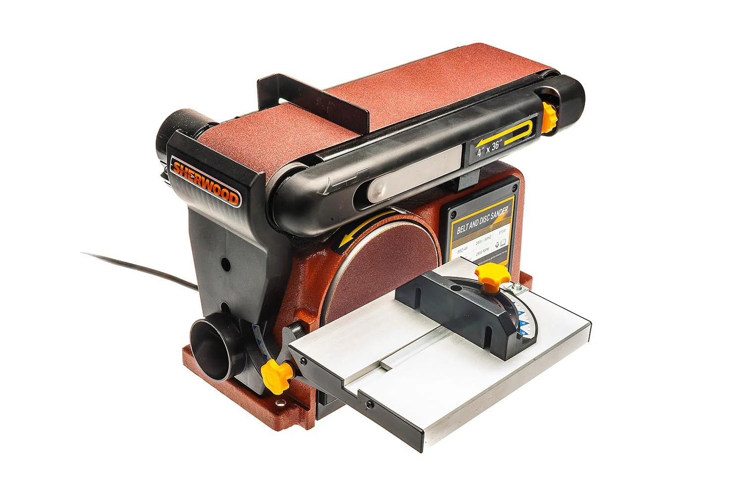 Sherwood 4 x 6in Benchtop Belt and Disc Sander 375W - Image 6