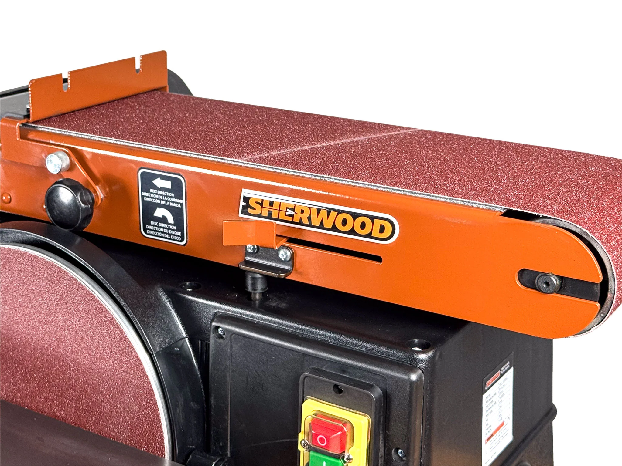Sherwood 6 x 10in Benchtop Belt and Disc Sander 800W - Image 4