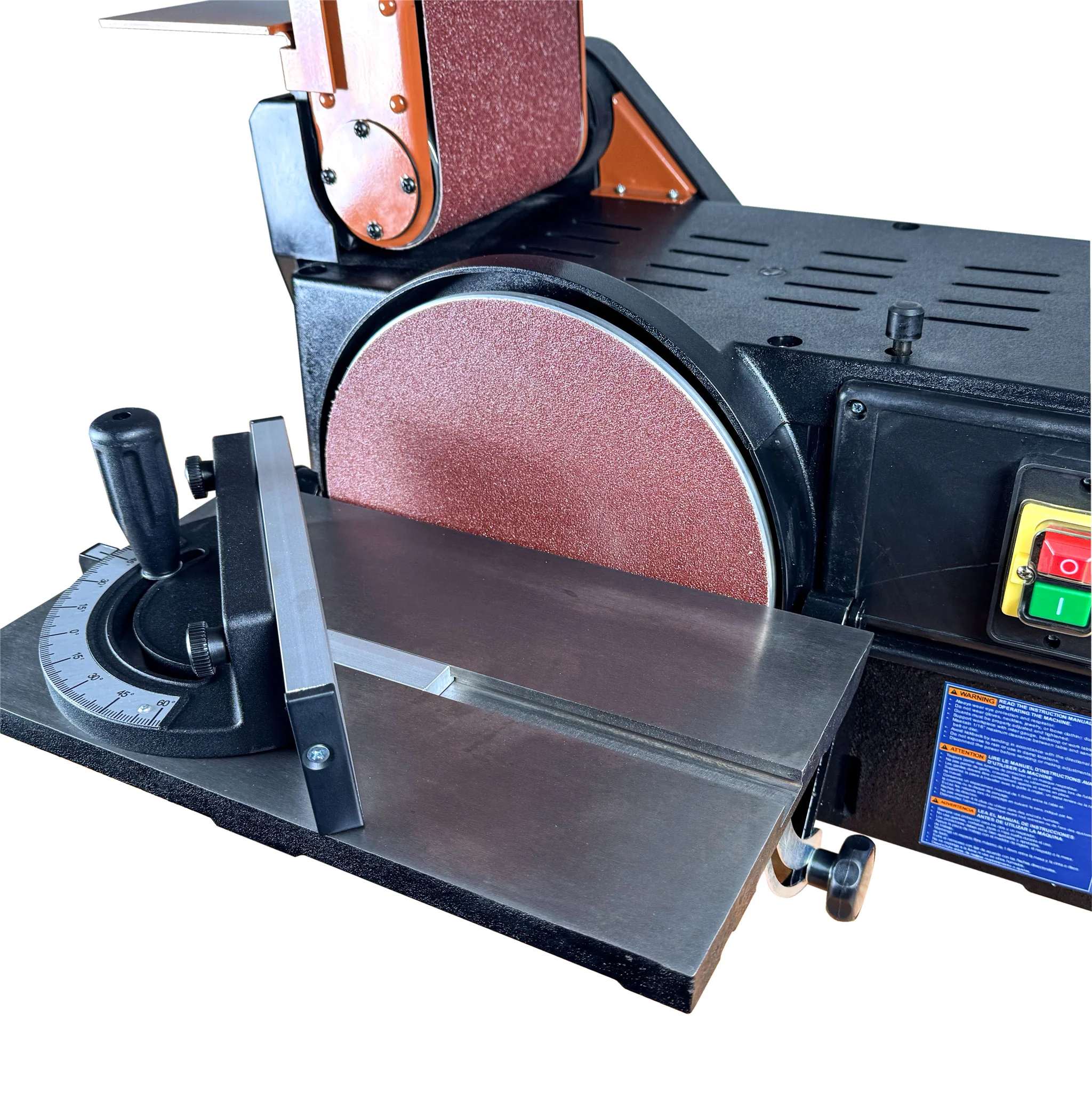 Sherwood 6 x 10in Benchtop Belt and Disc Sander 800W - Image 9