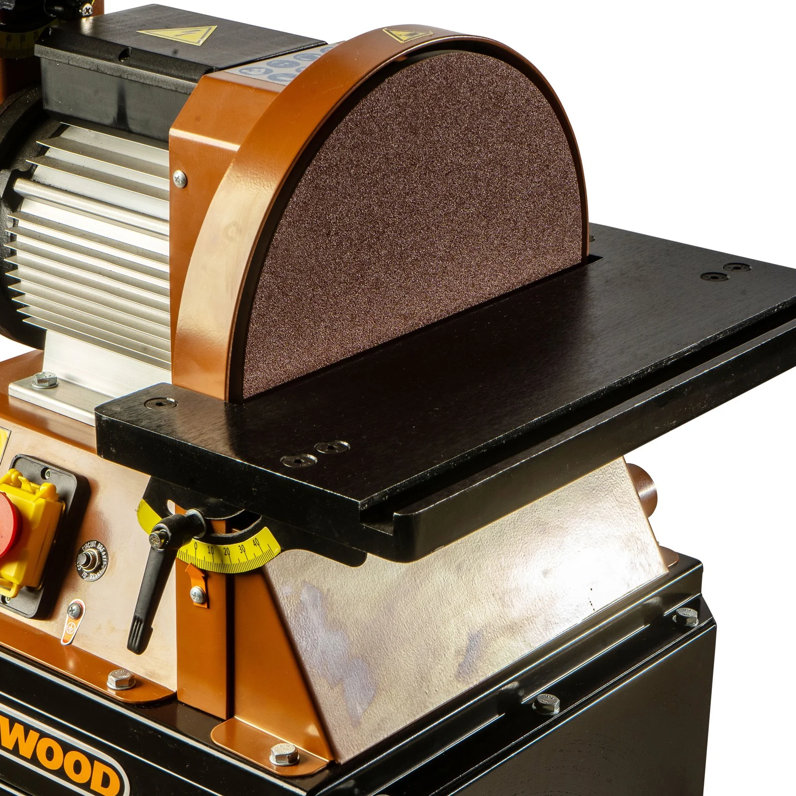 Sherwood 6 x 12in Belt and Disc Sander with Cabinet Stand 1100W - Image 3