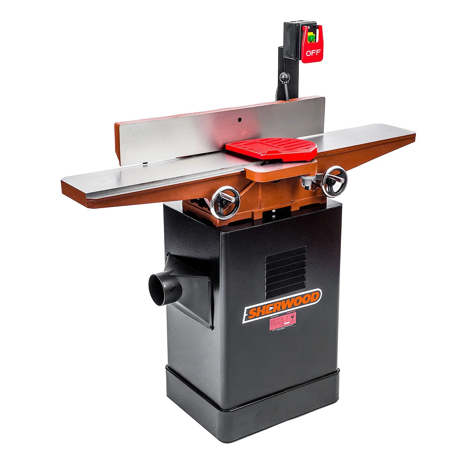 Sherwood 6in Cabinet Jointer Planer Helical Cutterhead 750W 1HP - Image 4
