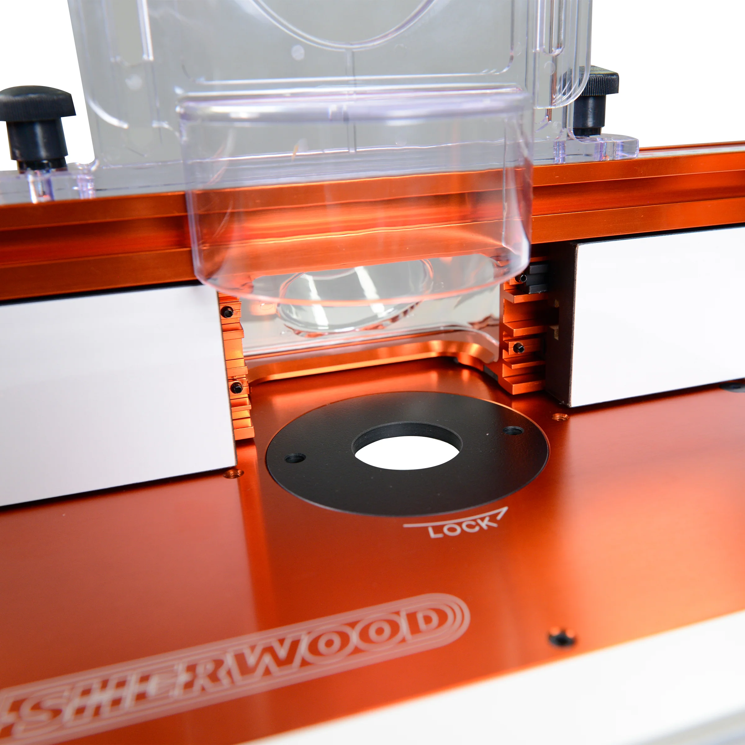 Sherwood Benchtop Router Table with MDF/Phenolic Table & Aluminium Mounting Plate - Image 8