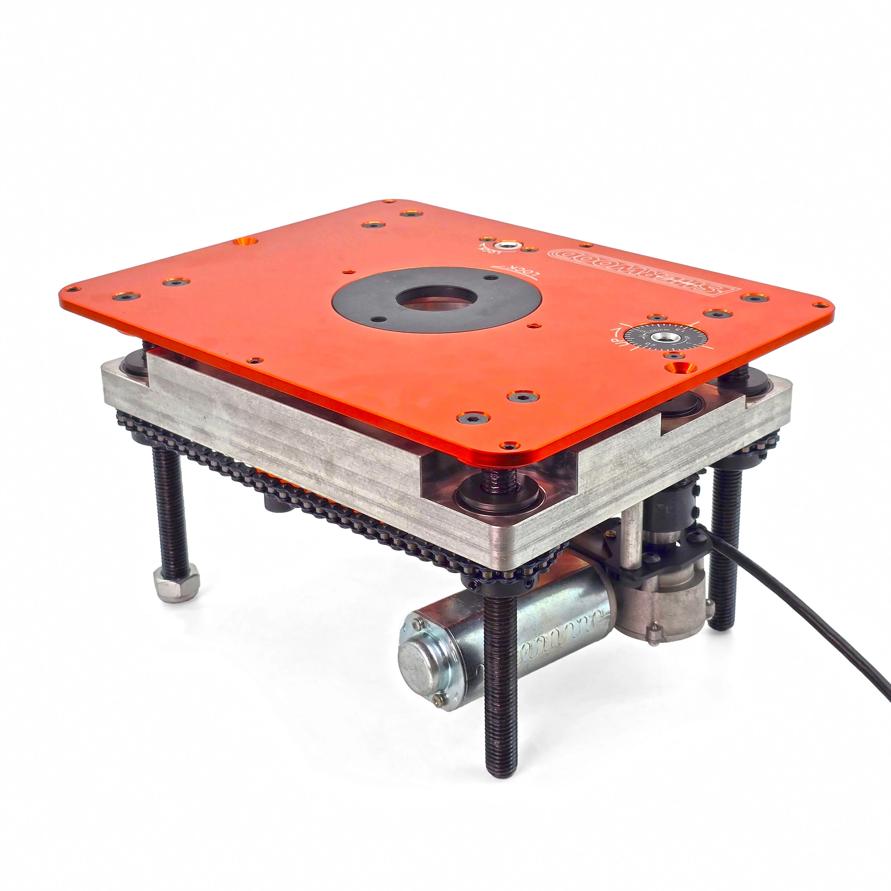 Sherwood Deluxe Benchtop Router Table MDF/Phenolic Top with Motorised DRO Router Lift & 1800W Round Body Motor - Image 7