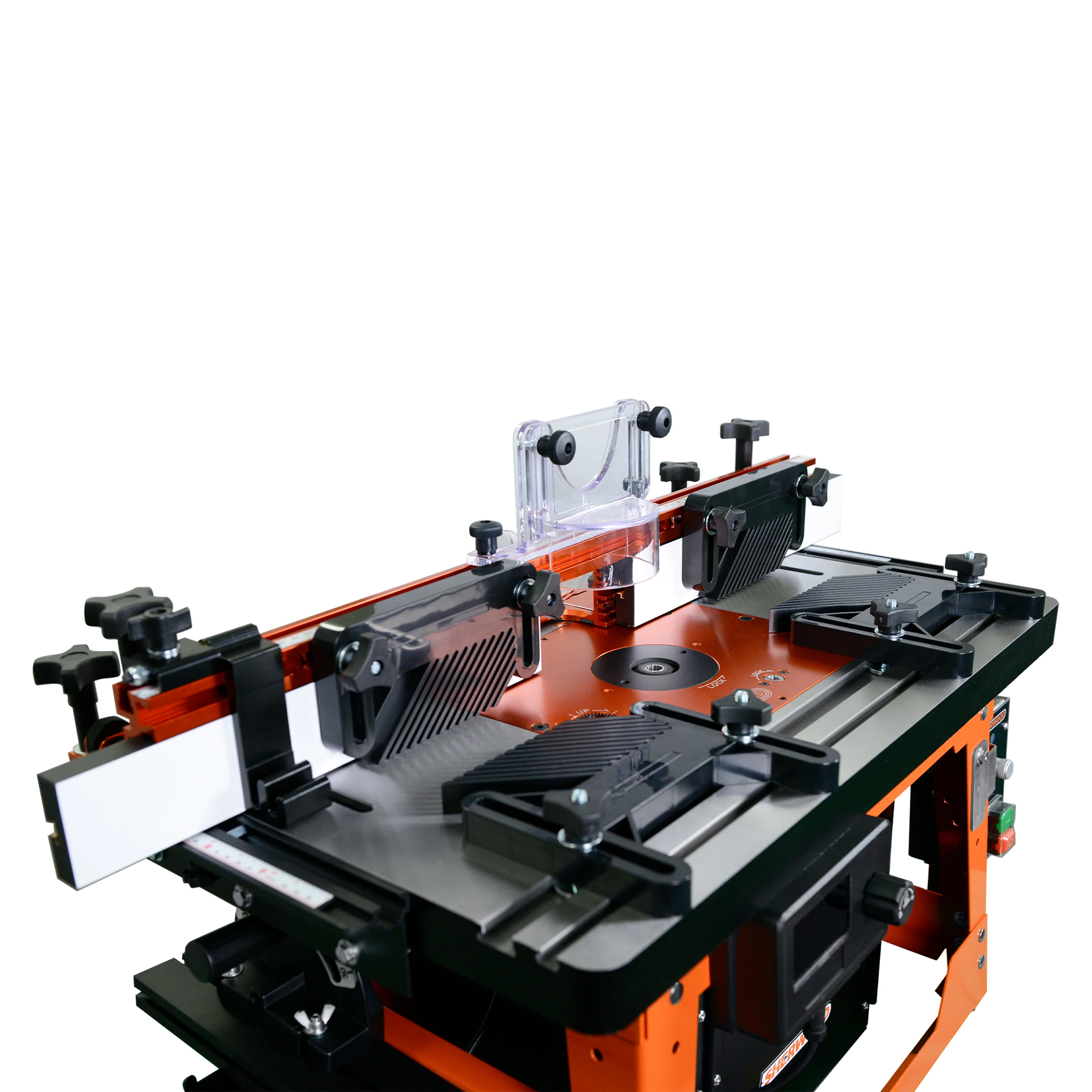 Sherwood Industrial Benchtop Router Table Cast Iron Top with Motorised DRO Router Lift & 1800W Round Body Motor - Image 6