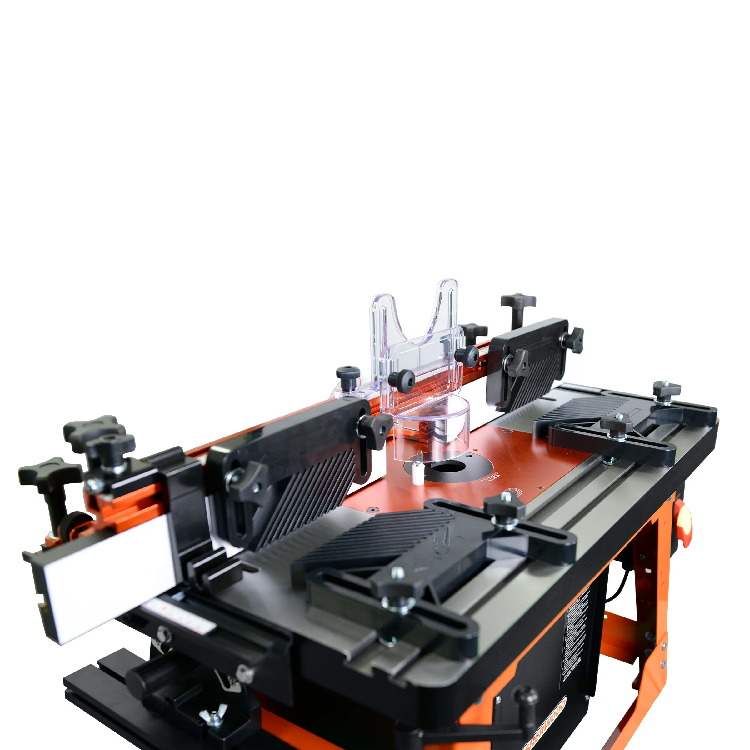 Sherwood Industrial Benchtop Router Table with Cast Iron Table & Plunge Router Lift - Image 6