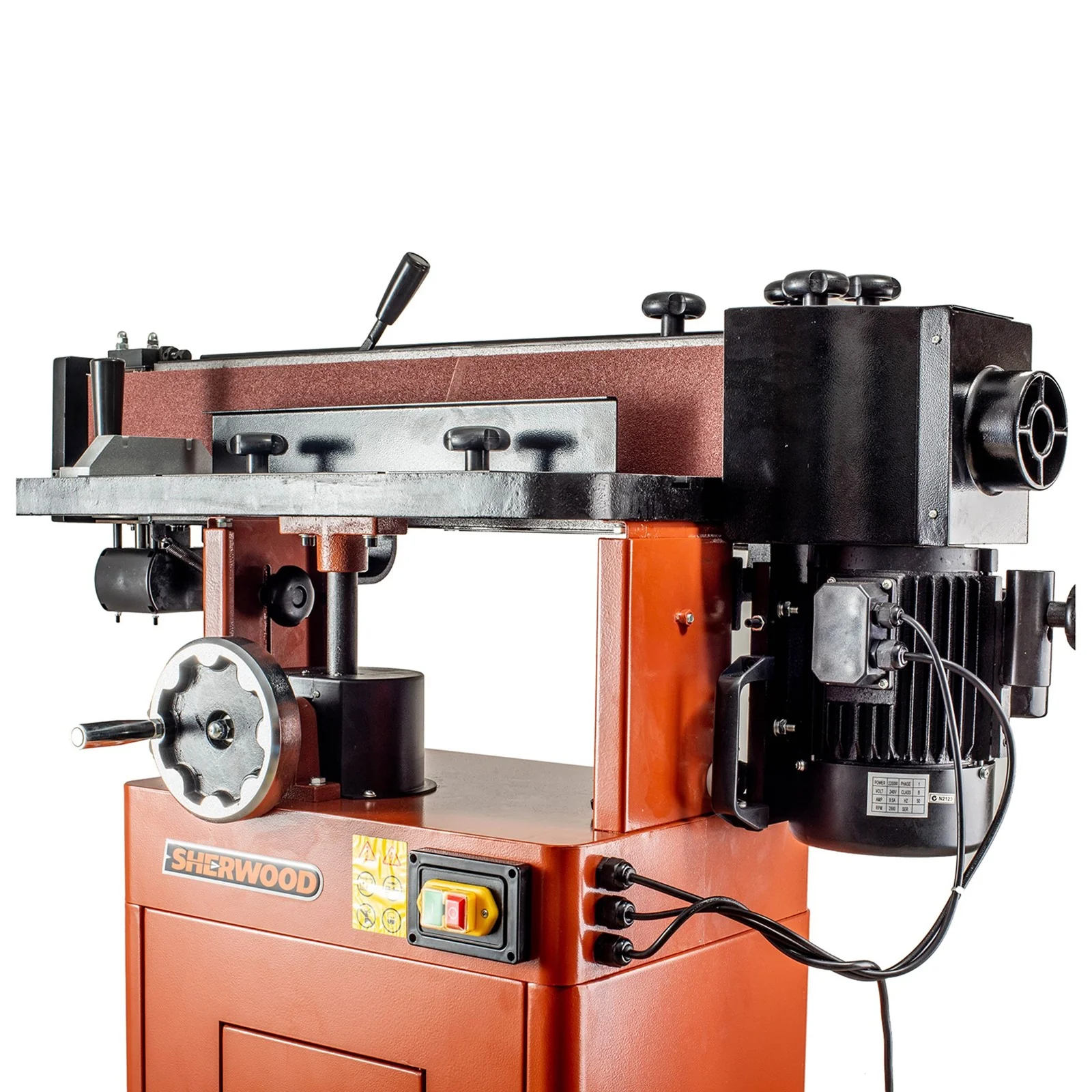 Sherwood Oscillating Belt Sander 6in 2200W Edge Sander with Cabinet Stand - Image 3