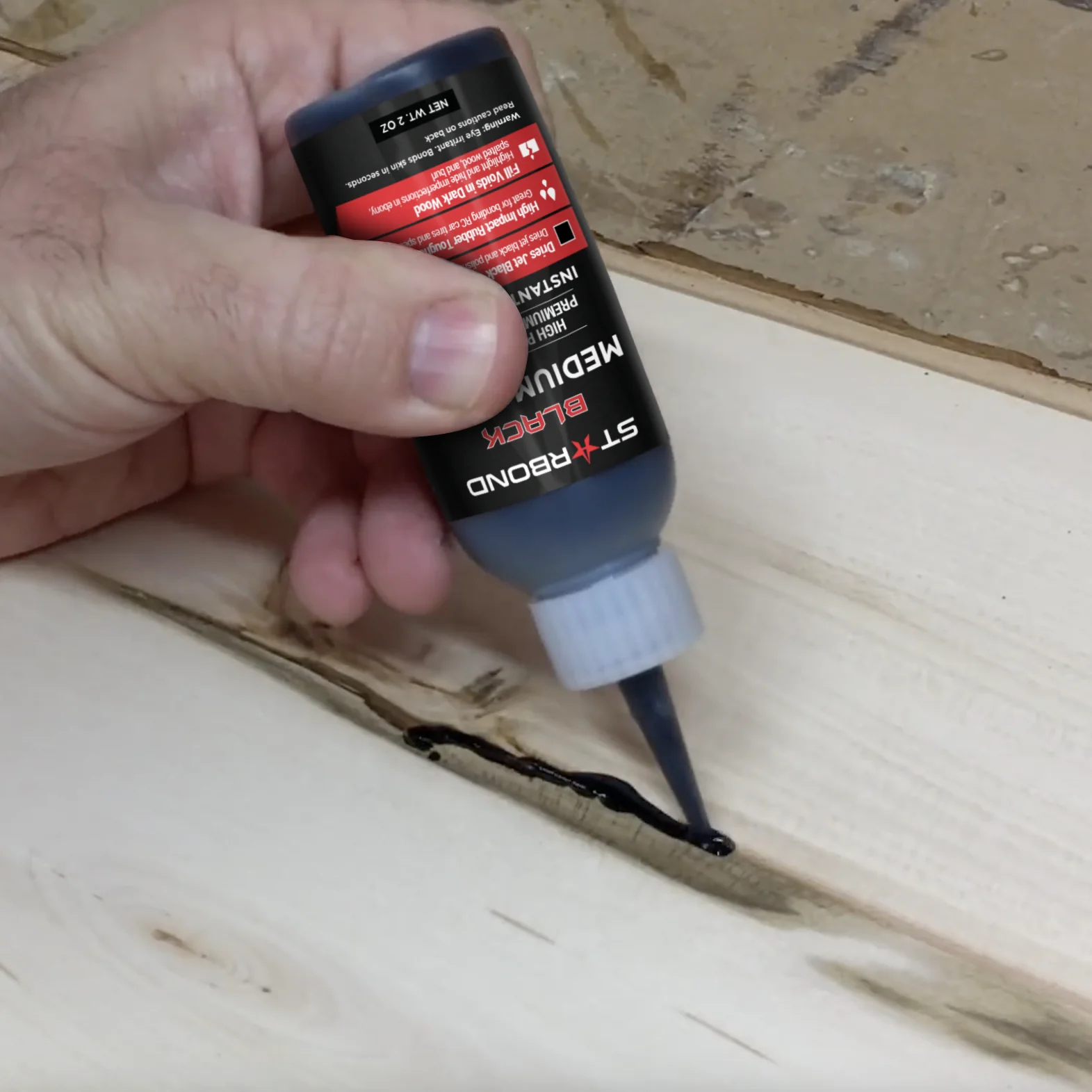 Starbond Black Medium-Thick CA Super Glue - Image 2
