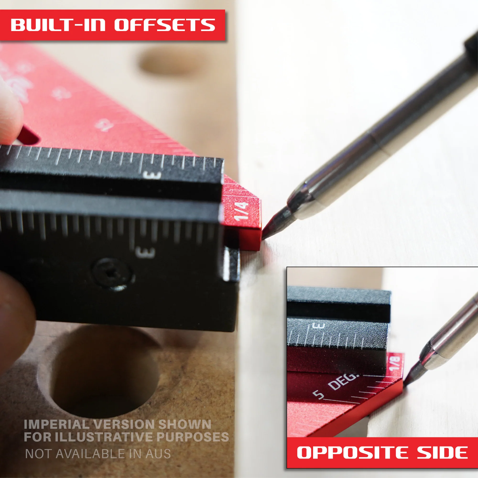 Swan Tool Group FIREHAWK Trim Square 89mm - Image 9