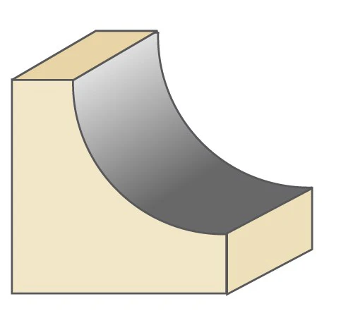 Torquata Cove Moulding Router Bit 1/4in Shank - Image 5