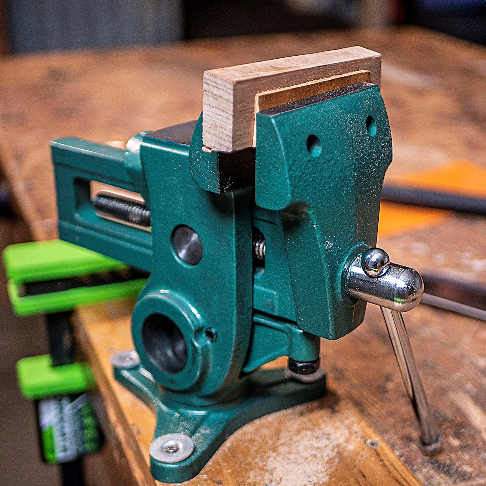 Torquata Parrot Vice Swivelling Machinist's Above Bench Vise 125mm Capacity - Image 3