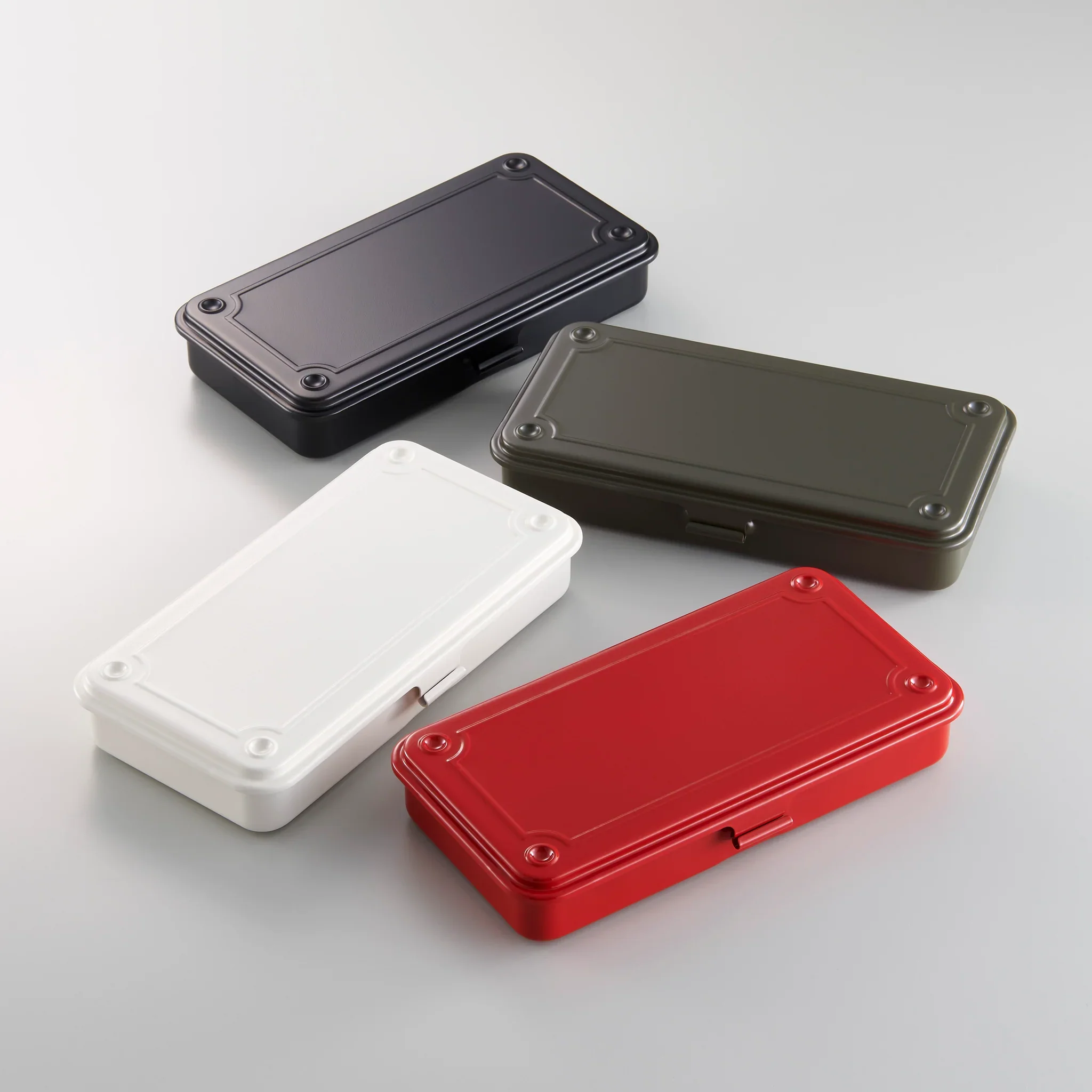 Toyo Steel 19cm Slim Stackable Trunk Shape Toolbox - Image 7